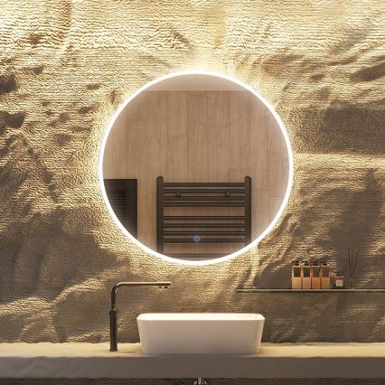 Miroir de salle de bain rétro-éclairé LED/15W/230V 4000K IP44