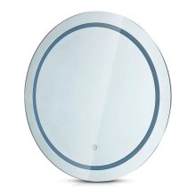 Miroir de salle de bain rétro-éclairé LED LED/25W/230V IP44 3000K/4000K/6400K
