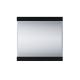 Miroir LANDU 61,5x63,5 cm noir
