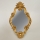 Miroir mural 27,8x19,5 cm doré