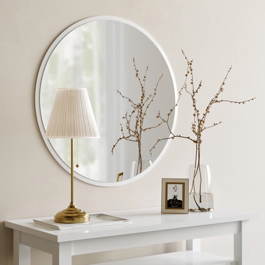 Miroir mural AYNA 60 cm blanc