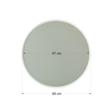 Miroir mural AYNA 60 cm blanc