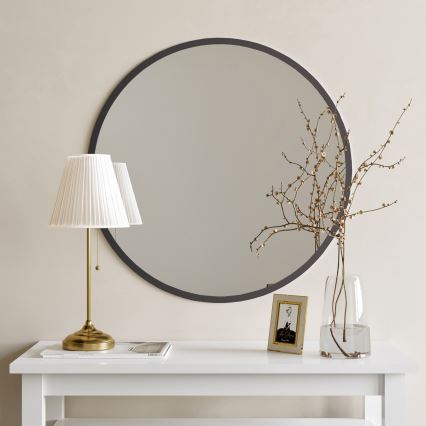 Miroir mural AYNA 60 cm noir