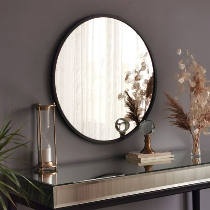 Miroir mural AYNA 60 cm noir