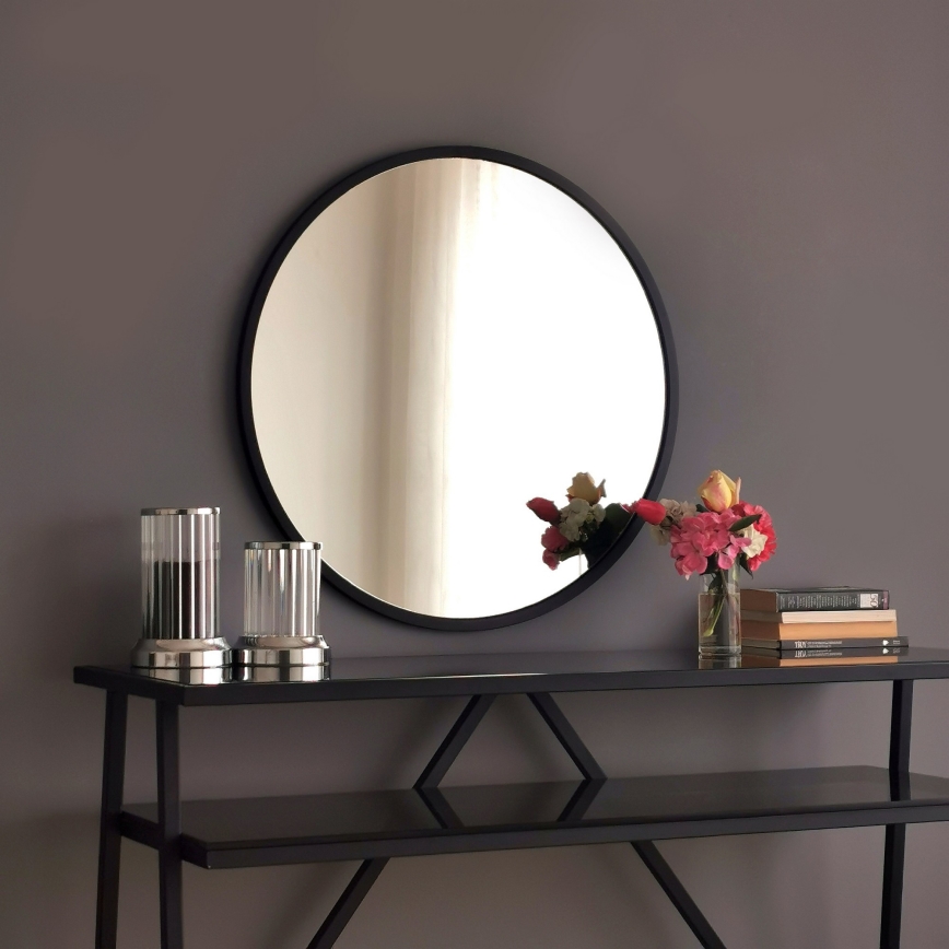 Miroir mural AYNA 60 cm noir