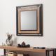 Miroir mural COSMO 70x70 cm marron/noir