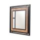 Miroir mural COSMO 70x70 cm marron/noir