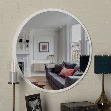 Miroir mural GLOB d. 59 cm blanc