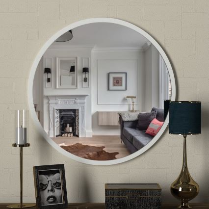 Miroir mural GLOB d. 59 cm blanc