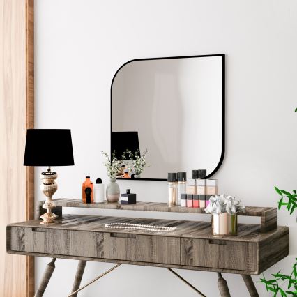 Miroir mural KAPPA 62x62 cm noir