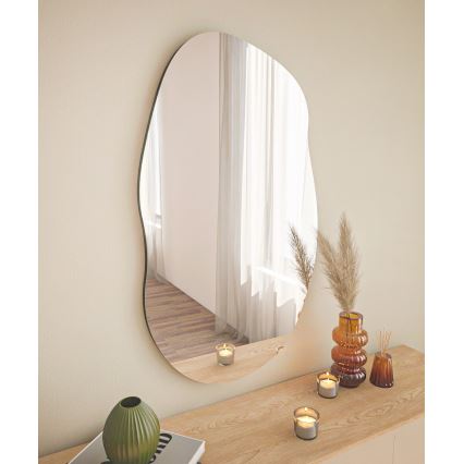 Miroir mural LOSSA 89x52 cm noir