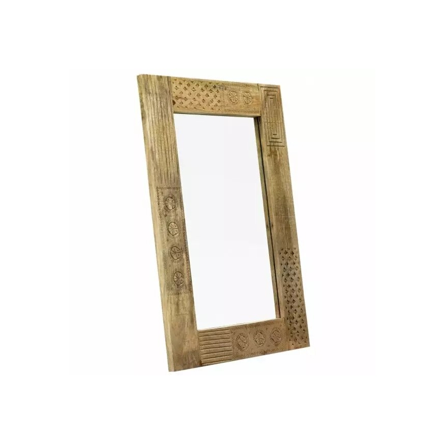 Miroir mural MANU 90x60 cm bois massif/manguier