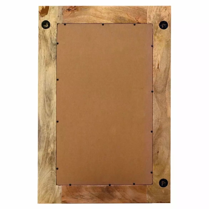 Miroir mural MANU 90x60 cm bois massif/manguier
