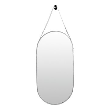 Miroir mural MIAMI 100x50 cm argenté