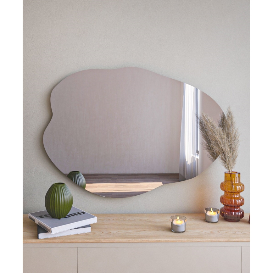 Miroir mural OHHO 85x60 cm noir