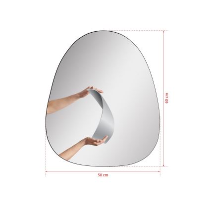 Miroir mural QUIPPY 60x50 cm