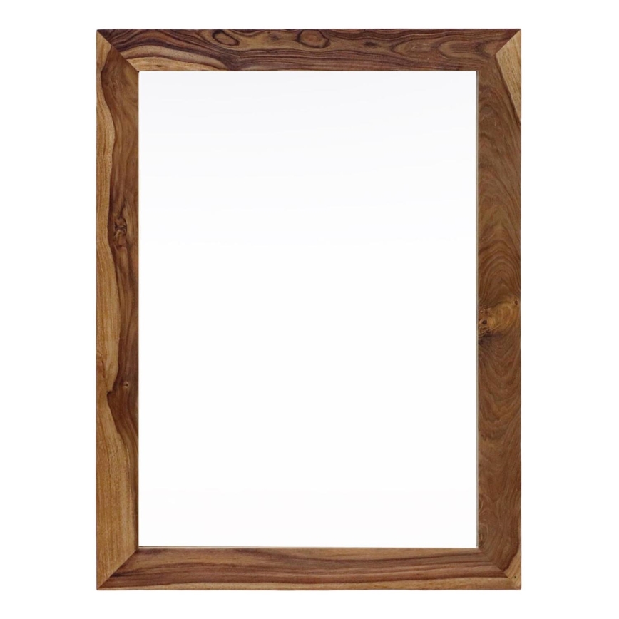 Miroir mural RAMI 120x90 cm bois massif/palissandre