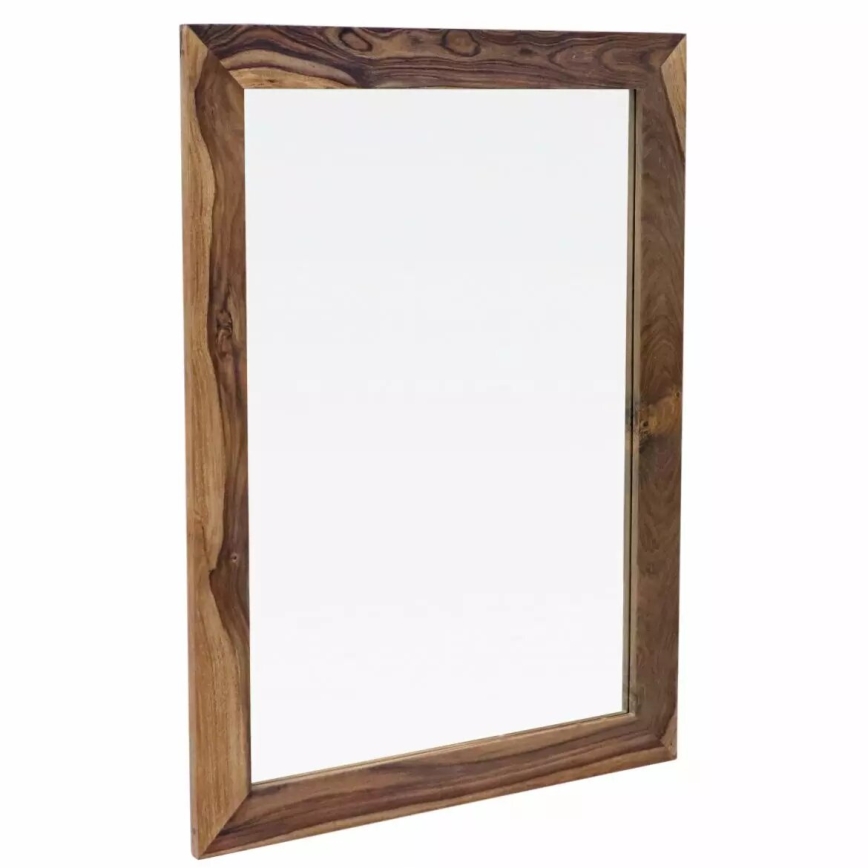 Miroir mural RAMI 120x90 cm bois massif/palissandre