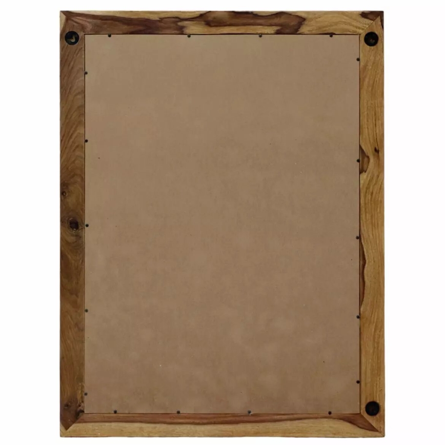 Miroir mural RAMI 120x90 cm bois massif/palissandre