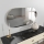 Miroir mural RIORS 85x45 cm doré