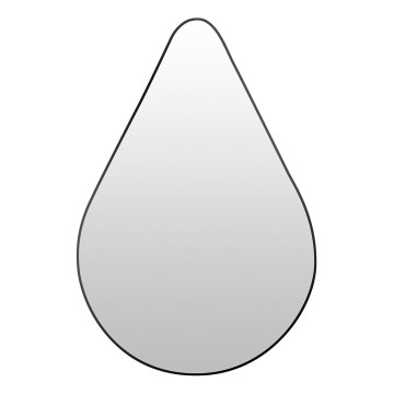 Miroir mural RIVERSIDE 90 x 60 cm noir