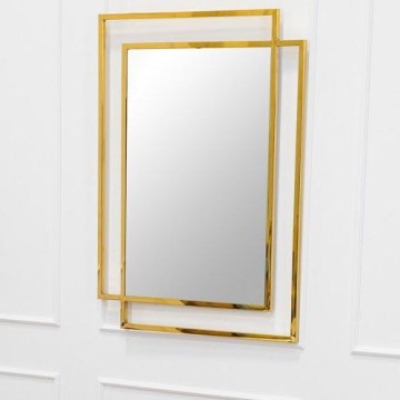 Miroir mural VIDO 110x80 cm doré