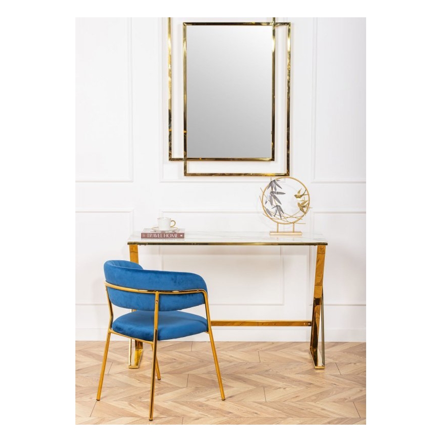 Miroir mural VIDO 110x80 cm doré