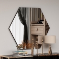 Miroir mural ZEO 60x70 cm noir