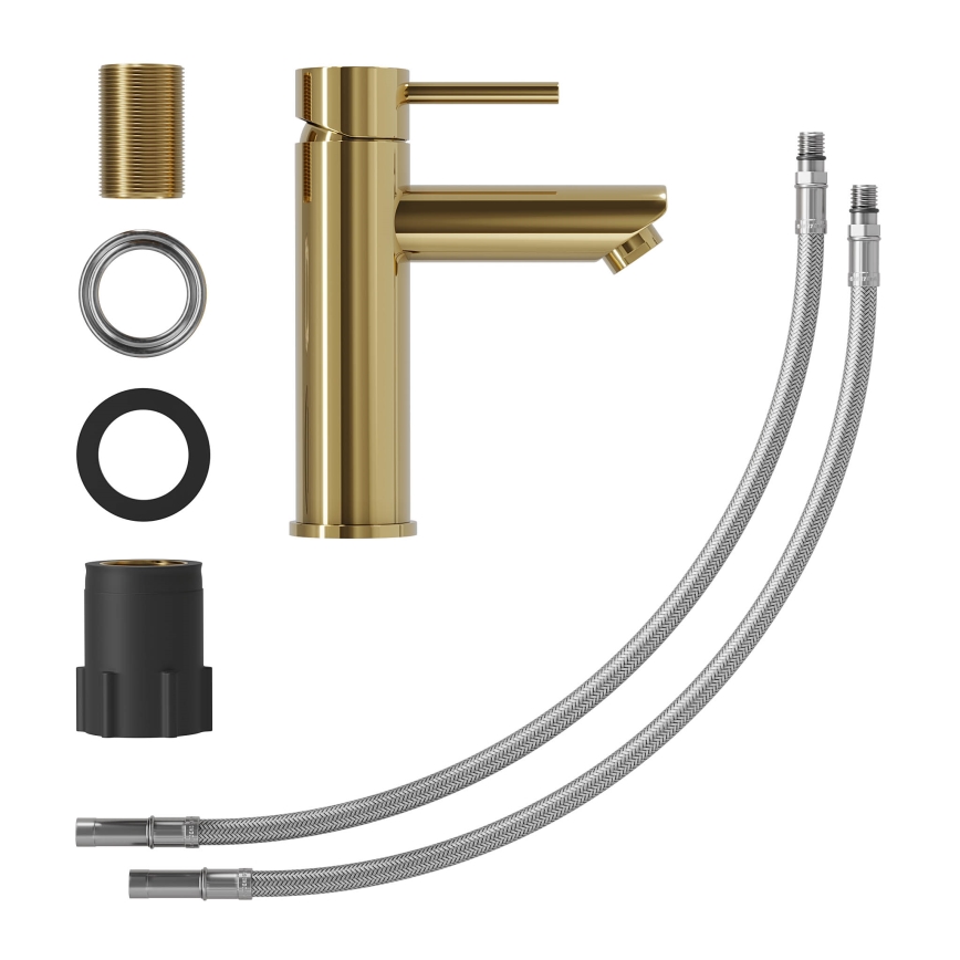 Mitigeur pour lavabo RINGSTED 17,8 cm, laiton brillant