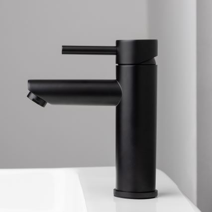 Mitigeur pour lavabo RINGSTED 17,8 cm noir mat