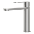 Mitigeur pour lavabo TARNBY 17,3 cm en inox brossé