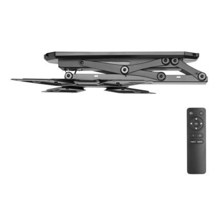 MK FLORIA MKF-20DM444 - Support de plafond connecté pour TV 55" noir Wi-Fi TUYA + Télécommande