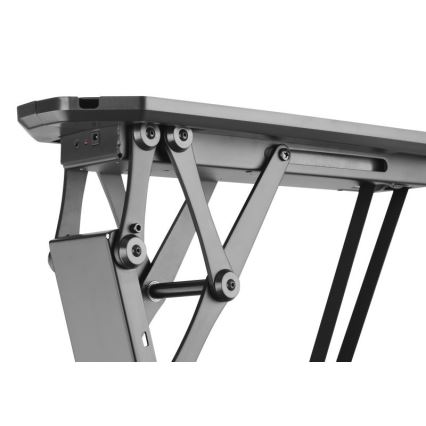 MK FLORIA MKF-20DM444 - Support de plafond connecté pour TV 55" noir Wi-Fi TUYA + Télécommande