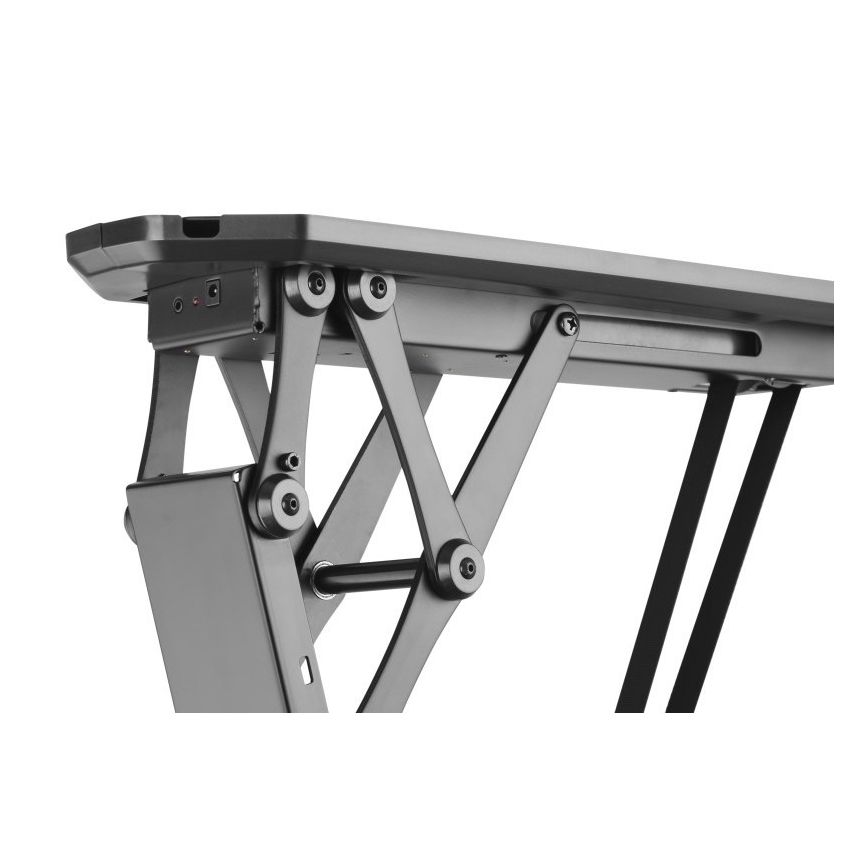 MK FLORIA MKF-20DM444 - Support de plafond connecté pour TV 55" noir Wi-Fi TUYA + Télécommande