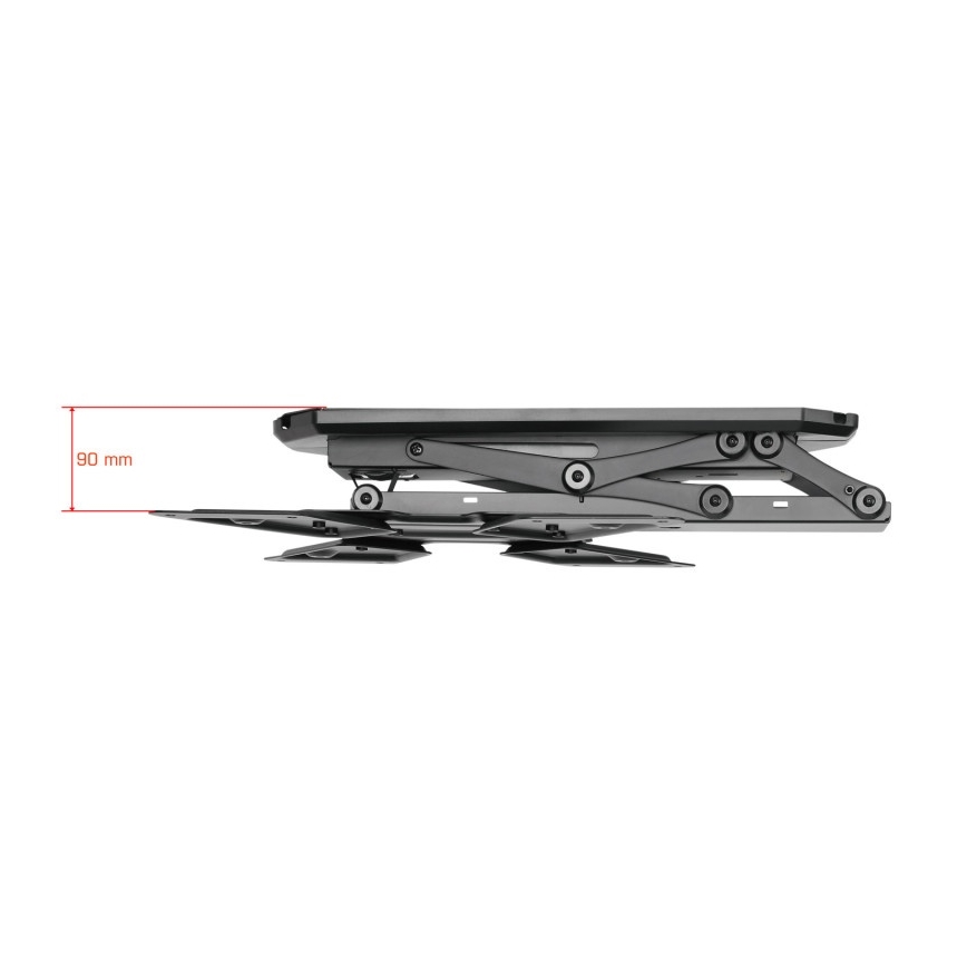 MK FLORIA MKF-20DM444 - Support de plafond connecté pour TV 55" noir Wi-Fi TUYA + Télécommande