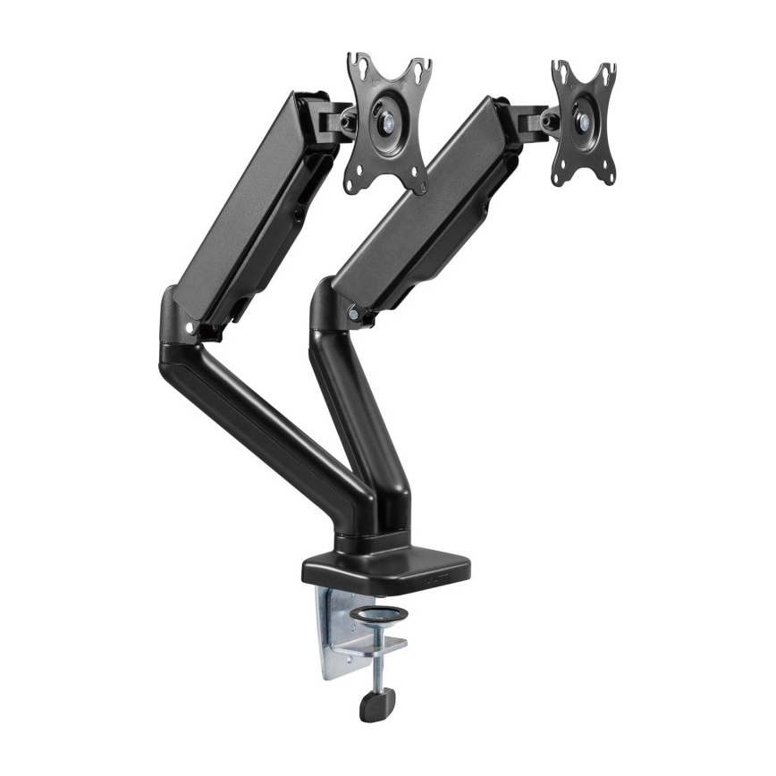 MK FLORIA MKF-21DP113S2 - Support réglable pour deux moniteurs 32 noir