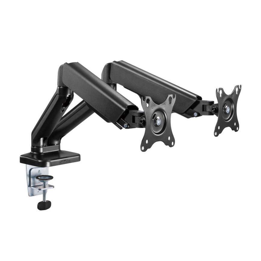 MK FLORIA MKF-21DP113S2 - Support réglable pour deux moniteurs 32 noir