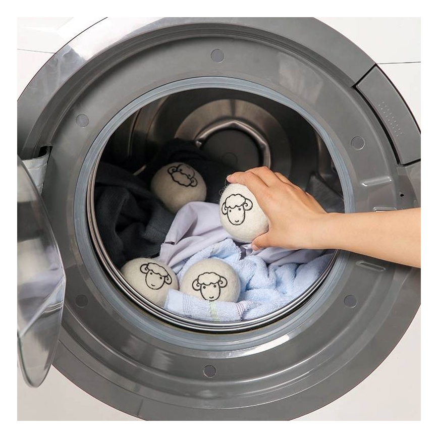 MK FLORIA MKF-23DRY03 - Boules de laine pour sèche-linge 3pcs