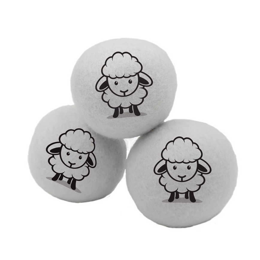 MK FLORIA MKF-23DRY03 - Boules de laine pour sèche-linge 3pcs