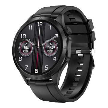 Montre connectée — batterie 270 mAh, NFC, IP57, noire