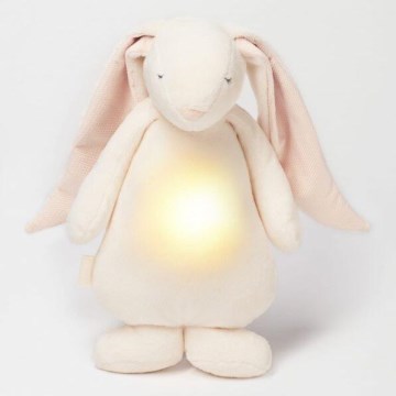 Moonie - Doudou avec mélodie et lumière 2.0 lapin powder