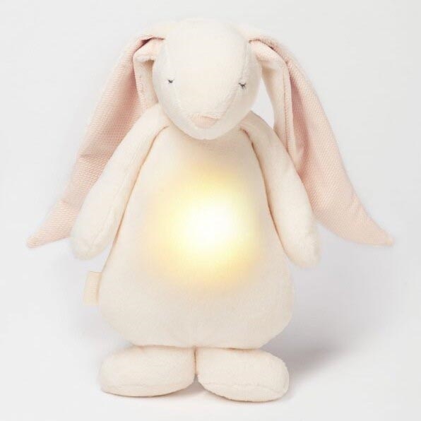 Moonie - Doudou avec mélodie et lumière 2.0 lapin powder