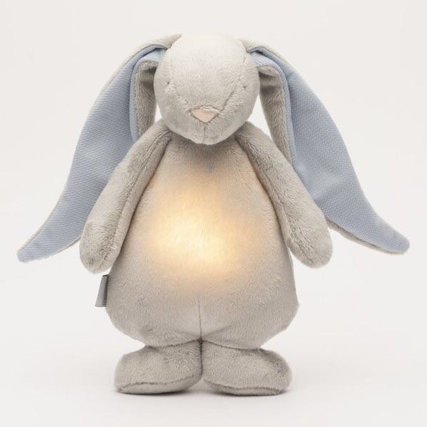 Moonie - Doudou avec mélodie et lumière 2.0 lapin sky