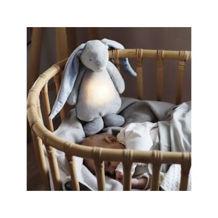 Moonie - Doudou avec mélodie et lumière 2.0 lapin sky
