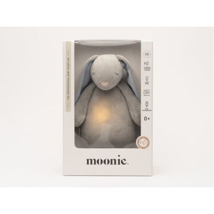 Moonie - Doudou avec mélodie et lumière 2.0 lapin sky