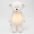 Moonie - Doudou avec mélodie et lumière ourson 2.0 cream