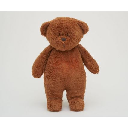 Moonie - Doudou avec mélodie et lumière ourson 2.0 organic caramel