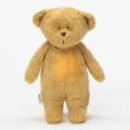 Moonie - Doudou avec mélodie et lumière ourson 2.0 organic cuivre
