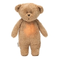 Moonie - Doudou avec mélodie et lumière ourson organic cappuccino natur