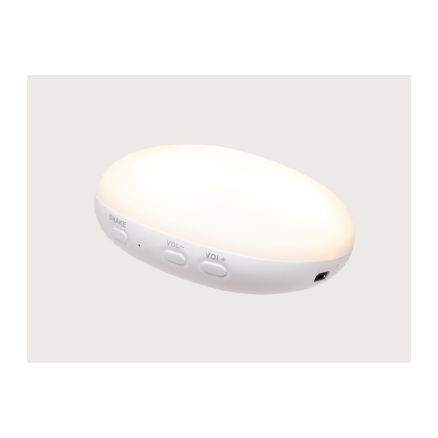 Moonie - Doudou musical et lumineux, phoque, sable organique